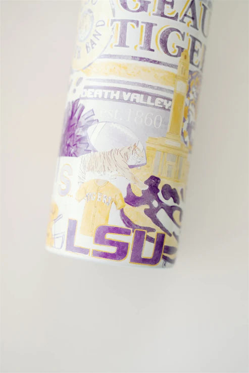 The LSU 32 oz Insulated Water Bottle