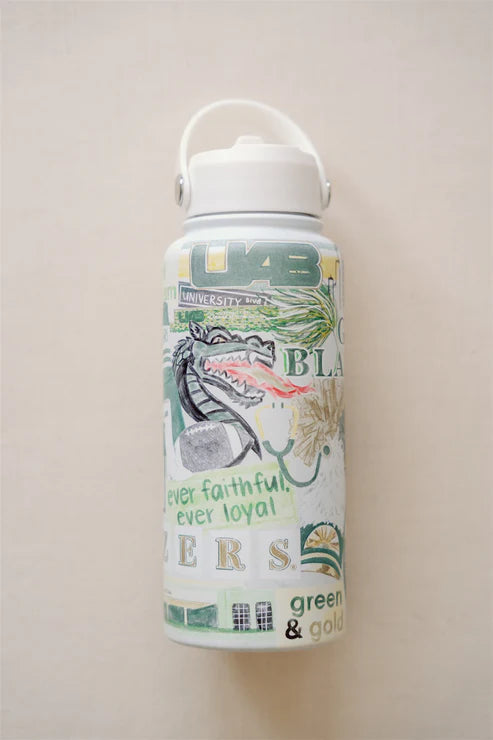 The UAB 32 oz Insulated Water Bottle