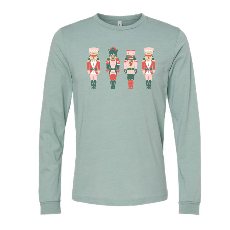 The Nutcracker Friends | Heather Dusty Blue Long Sleeve Tee