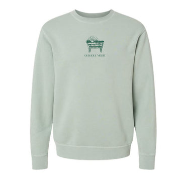 The Oh Holy Night | Pigment Sage Sweatshirt