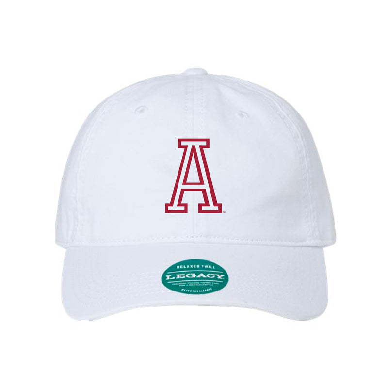 The Old School Alabama A Embroidered | White Legacy Dad Hat