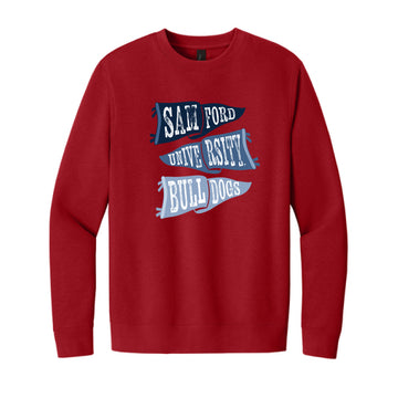 The Ole Samford Flags | Classic Red Sweatshirt