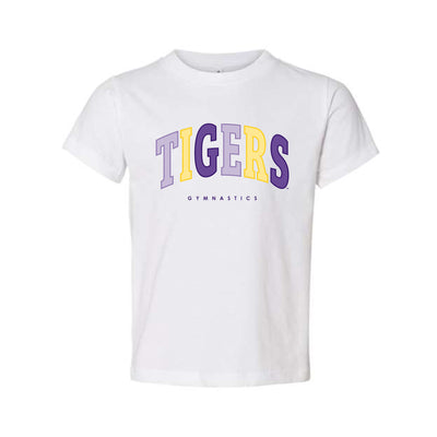 The Tigers Arch Gymnastics | White Toddler Tee