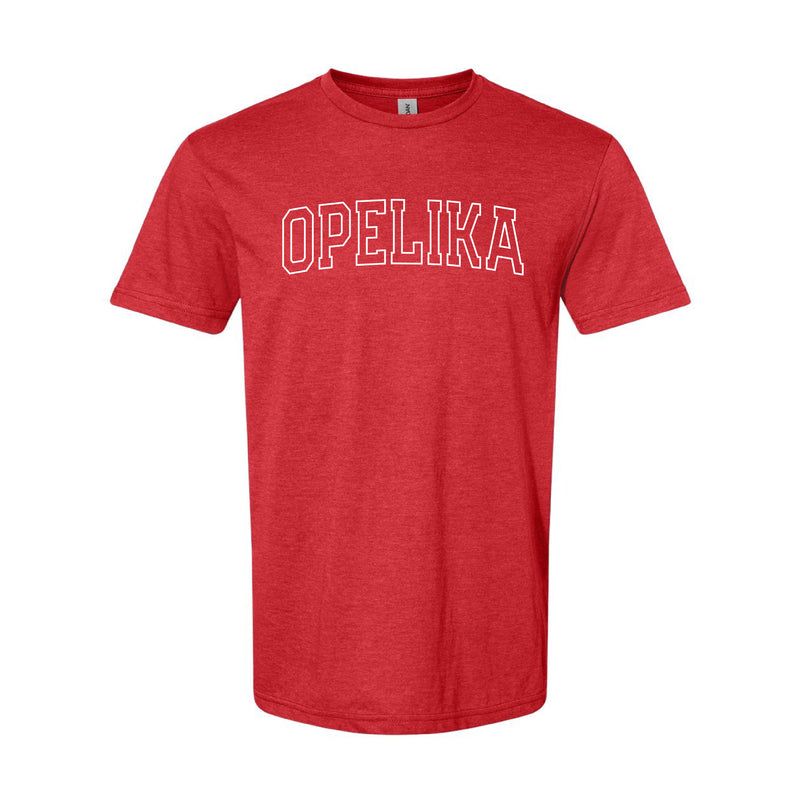 The Opelika Arch Outline | Red Mist Tee