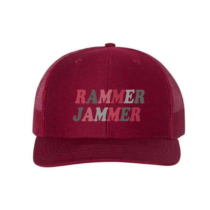 The Rammer Jammer Rainbow Embroidered | Cardinal Richardson Trucker Cap