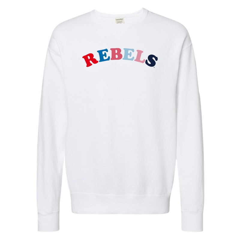 The Rebels Rainbow Arch | White Sweatshirt