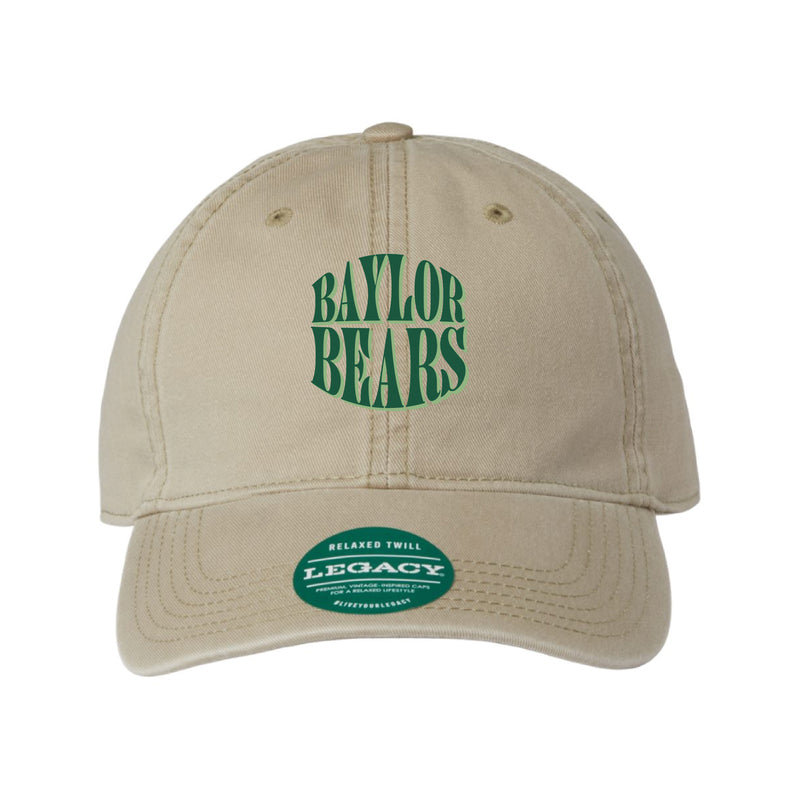 The Retro Baylor Bears | Khaki Dad Hat