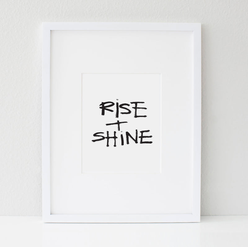 The Rise + Shine | Digital 8x10 Art Print