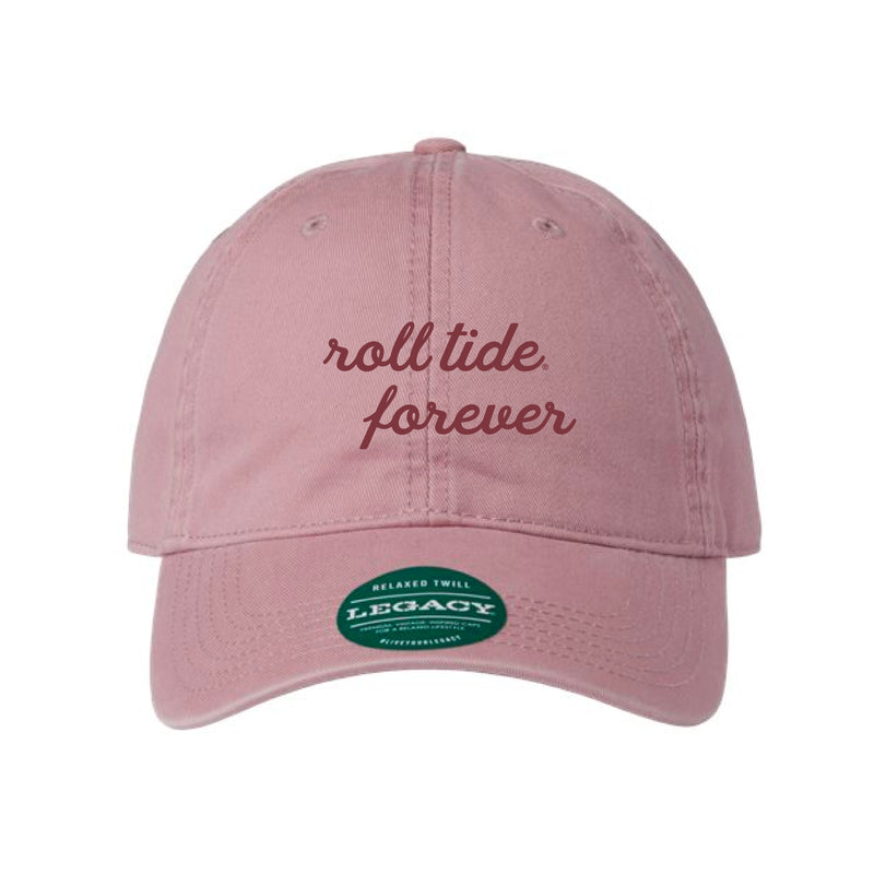 The Roll Tide Forever Embroidered | Dusty Rose Legacy Dad Hat