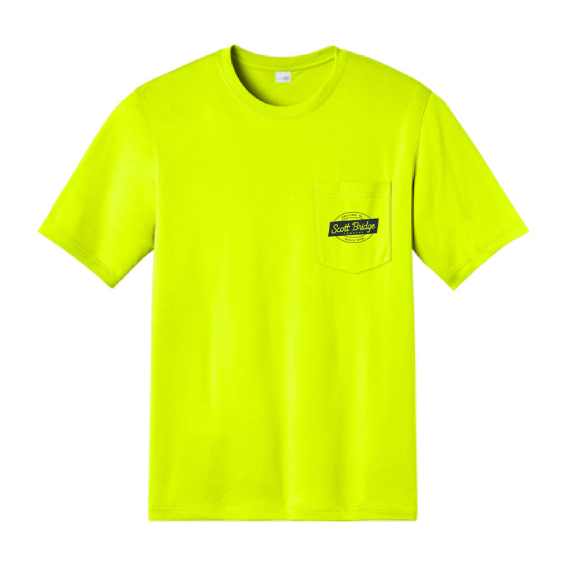 The Scott Bridge | Safety Yellow Performance Tall Tee