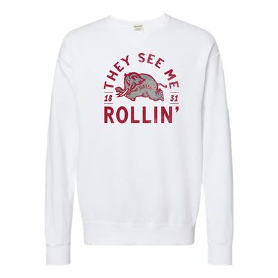 The See Me Rollin'  | White Sweatshirt