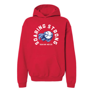 The Soaring Strong | Youth Red Hoodie