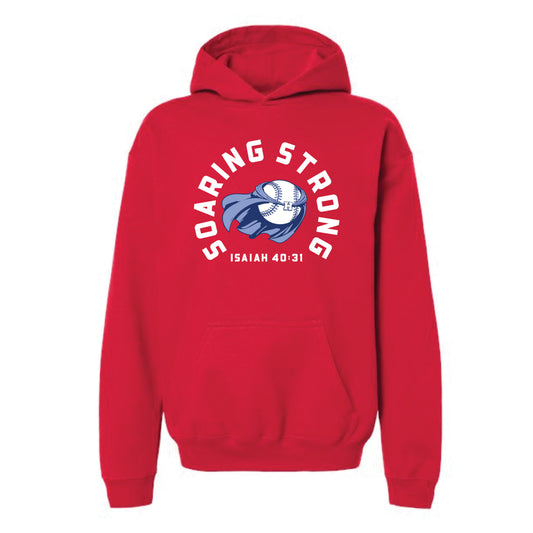 The Soaring Strong | Youth Red Hoodie