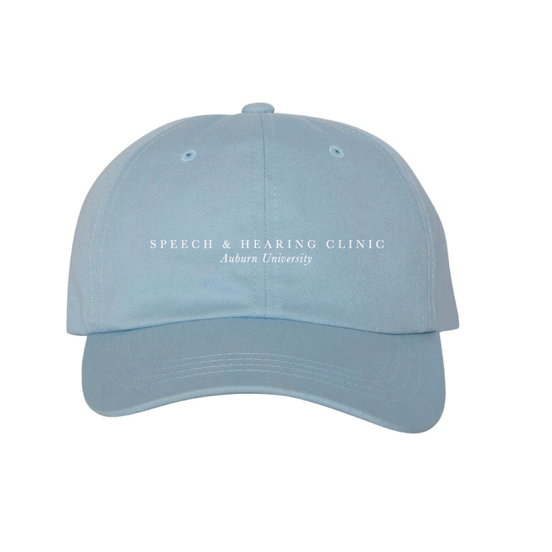 The Speech & Hearing Serif | Embroidered Light Blue Dad Hat