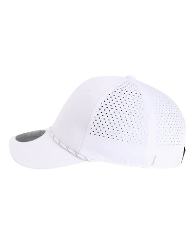 The Beanie Patch Hat | Embroidered White Cap