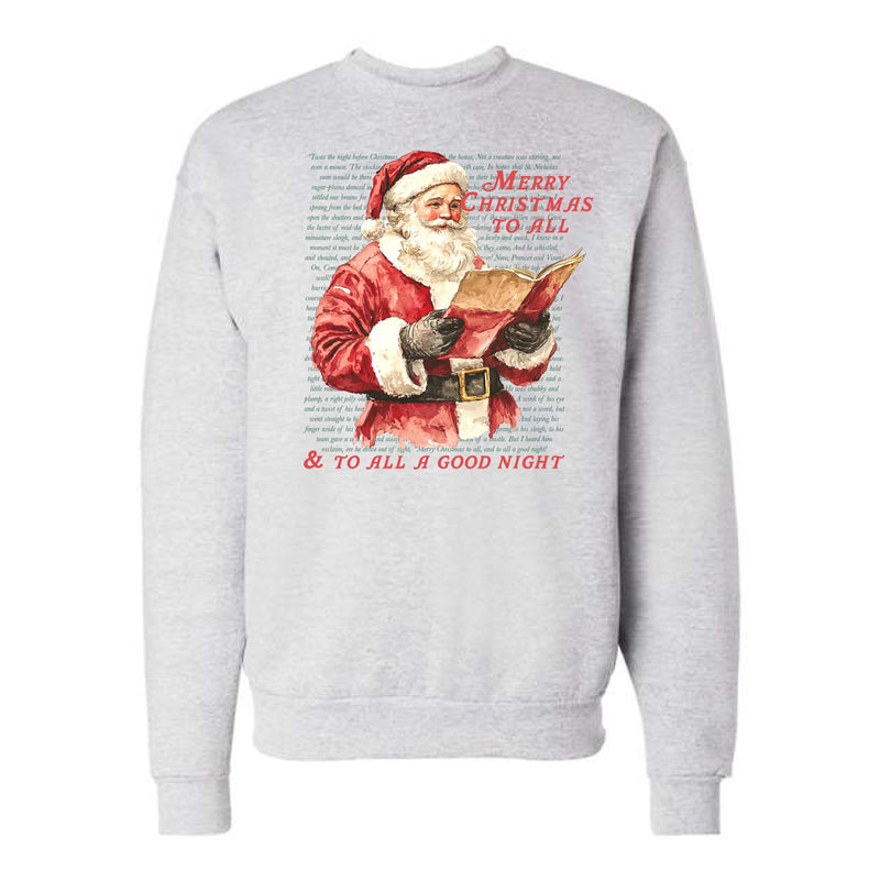 The Storytime Santa | Ash Sweatshirt