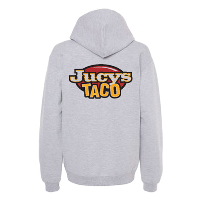 The Jucys Taco Logo | Sport Grey Hooded Sweatshirt