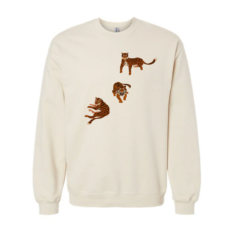 The Tigers Prowl | Sand Sweatshirt