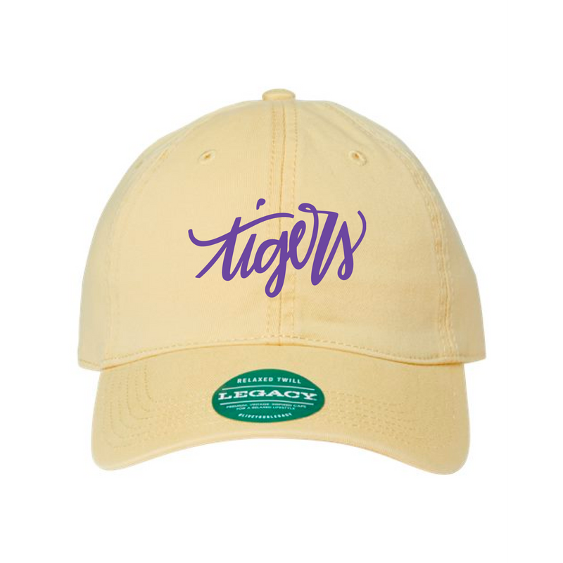 The Tigers Script Embroidered | Lemon Legacy Dad Hat