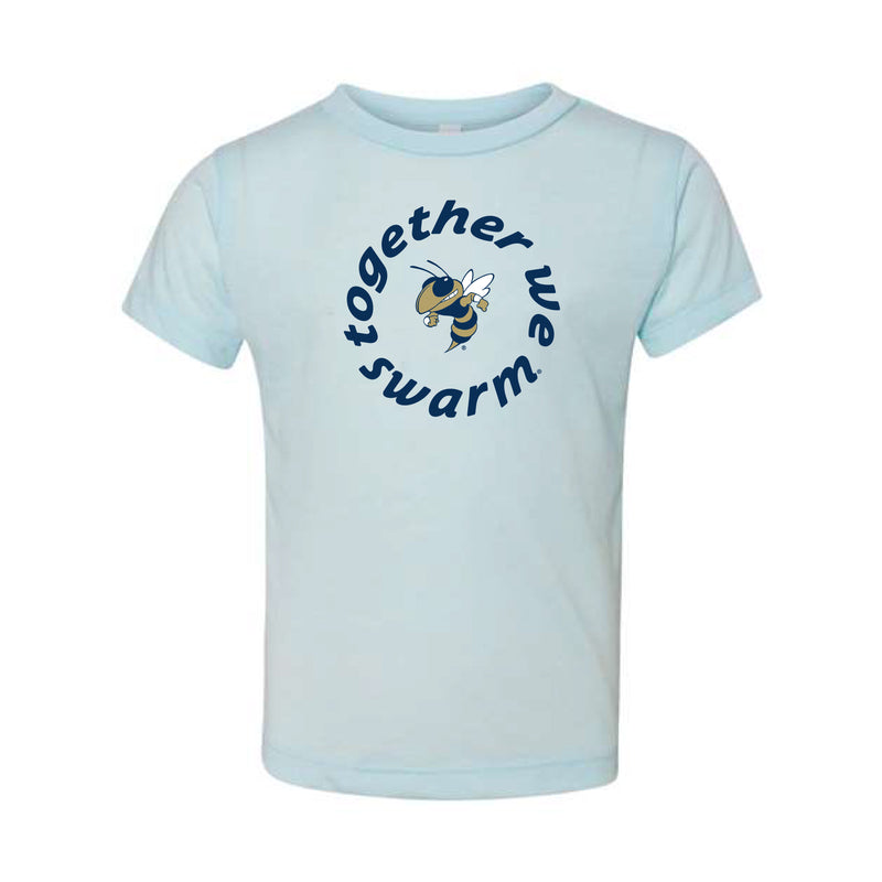 The Together We Swarm Circle | Ice Blue Kids Tee