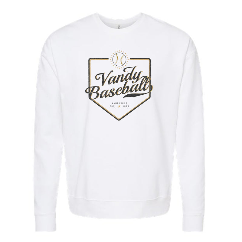The Vandy Baseball Plate | White Sweatshirt