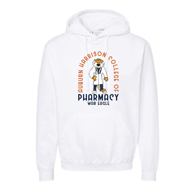 The Pharmacy Aubie Arch | White Hooded Sweatshirt