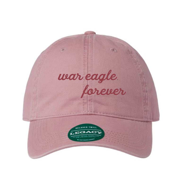 The War Eagle Forever Embroidered | Dusty Rose Legacy Dad Hat