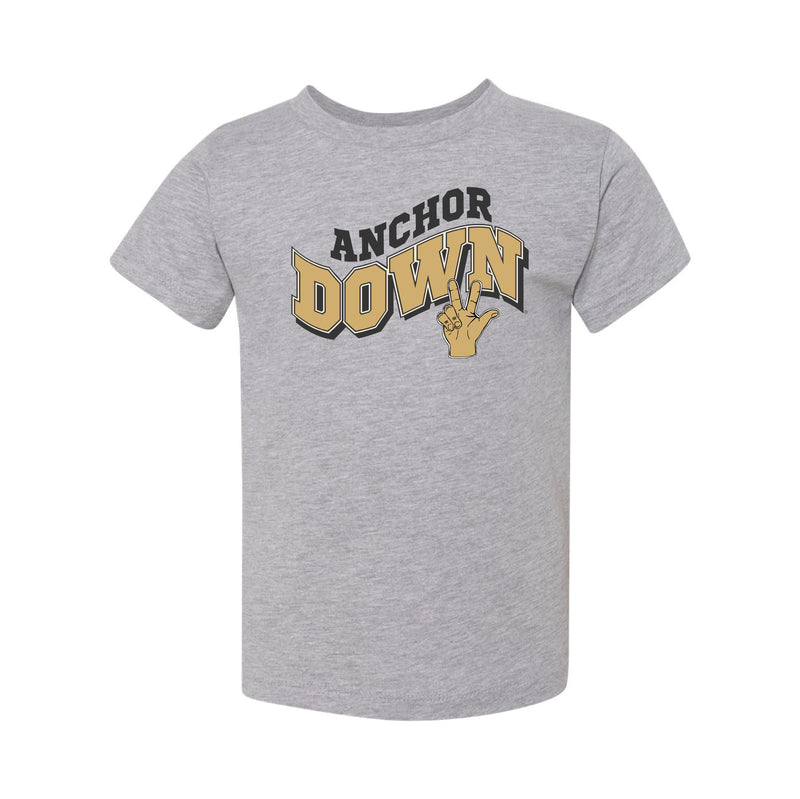 The Wavy Anchor Down Hand Sign | Athletic Heather Kids Tee