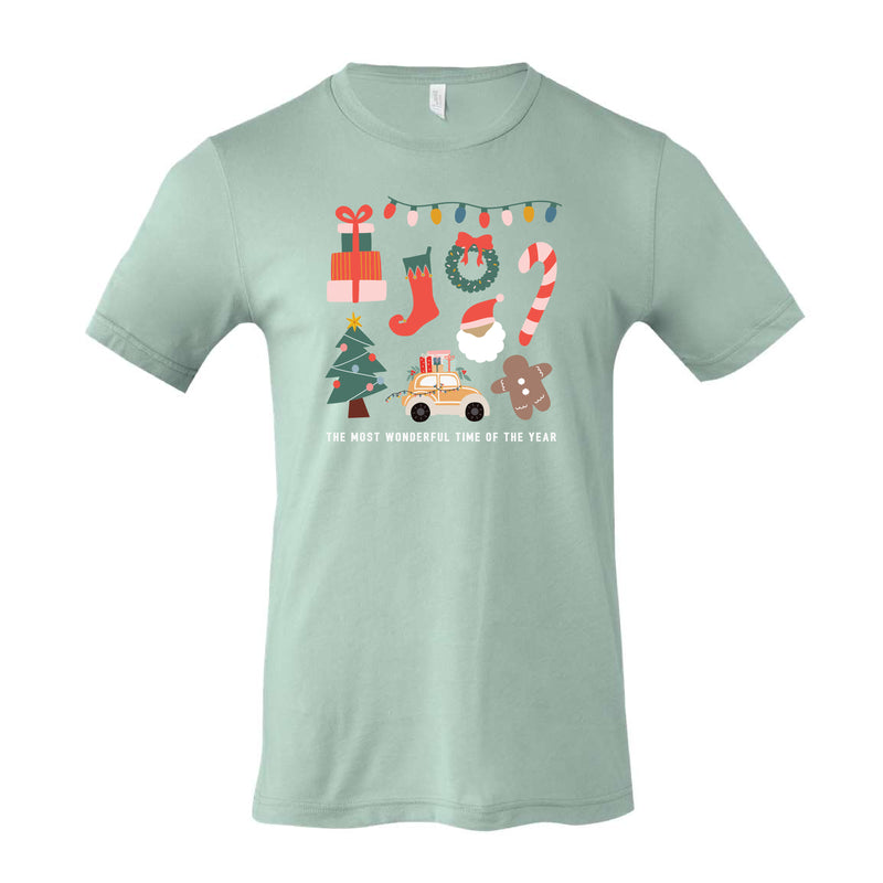 The Wonderful Christmas | Dusty Blue Tee