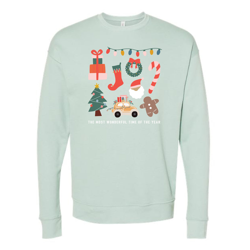 The Wonderful Christmas | Dusty Blue Sweatshirt