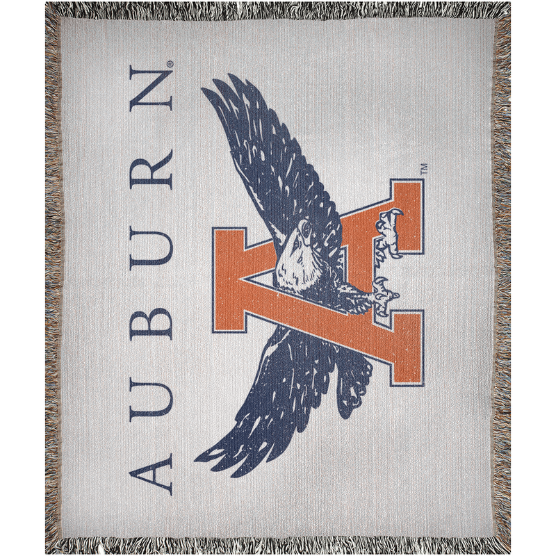 The Auburn Throwback Woven Blanket