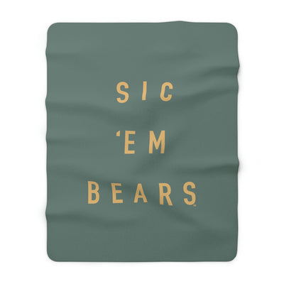 The Sic 'Em Bears | Sherpa Fleece Blanket
