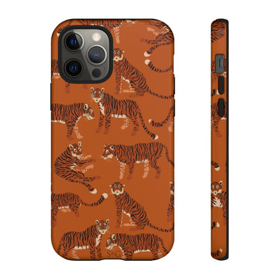 The Tiger Pattern Rust | Phone Case