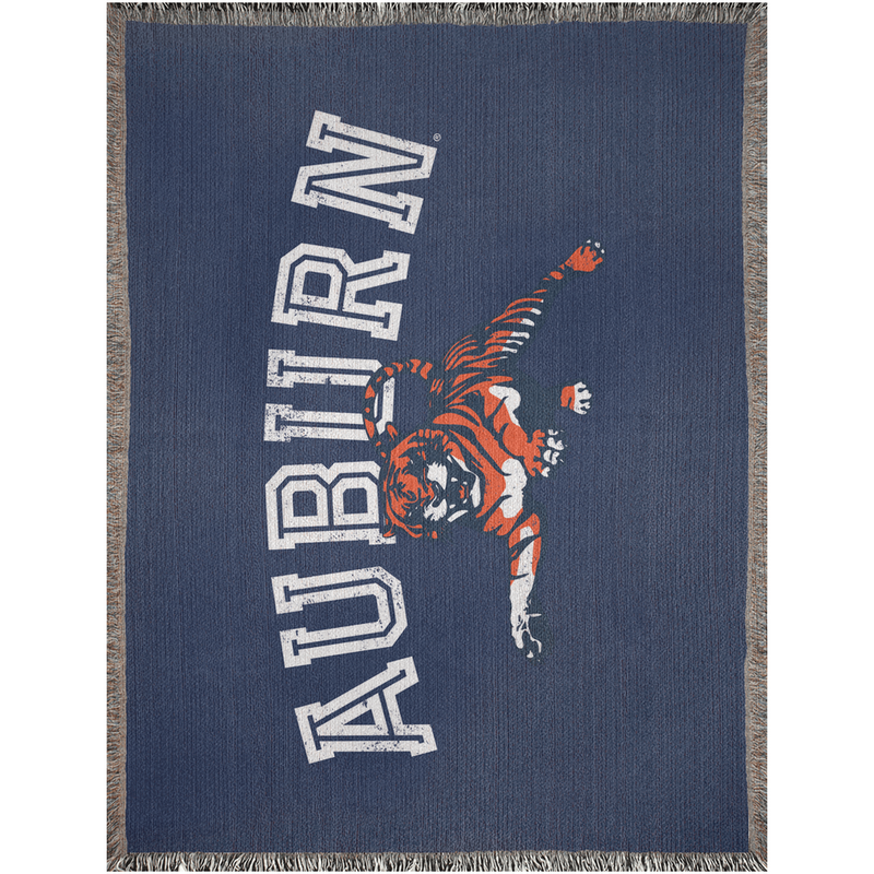 The Throwback Tiger Woven Blanket