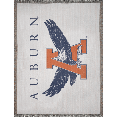 The Auburn Throwback Woven Blanket
