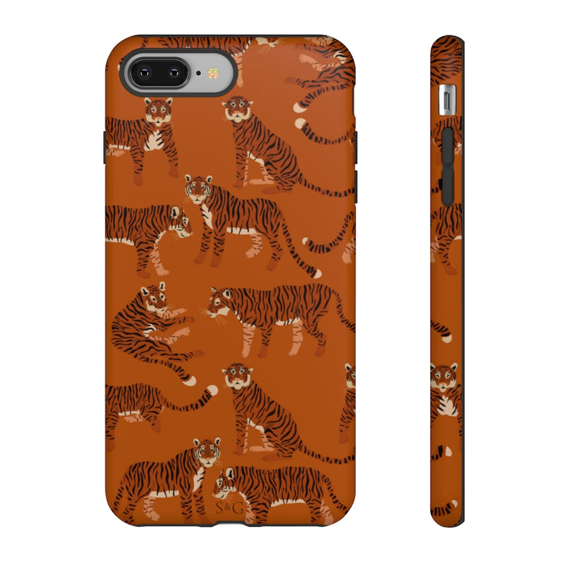 The Tiger Pattern Rust | Phone Case