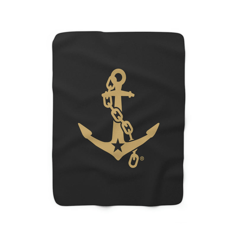 The Anchor Logo | Sherpa Fleece Blanket
