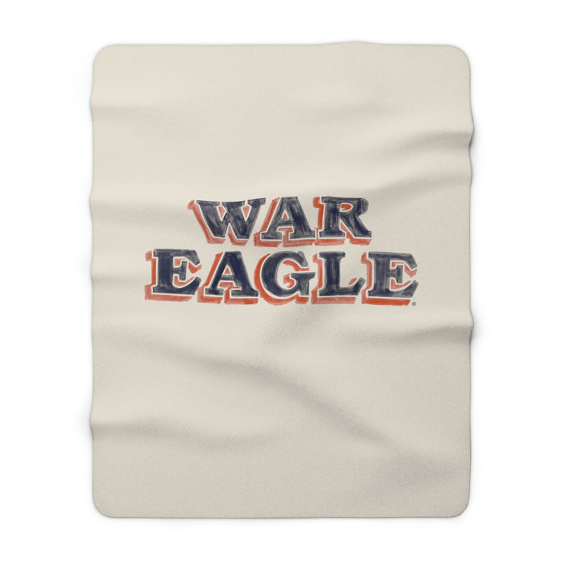 The War Eagle Wall | Sherpa Fleece Blanket