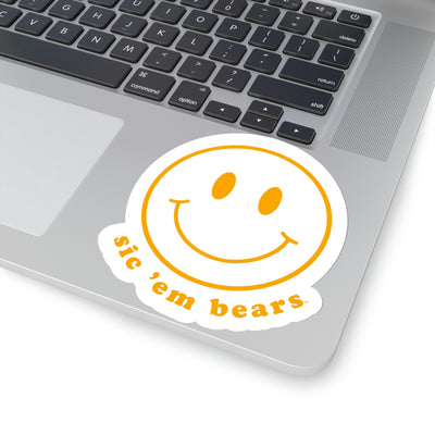 The Sic 'Em Bears Smiley | Sticker
