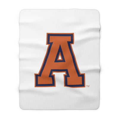 The Old School Auburn A | Sherpa Fleece Blanket