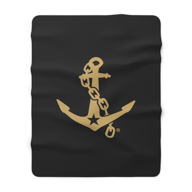 The Anchor Logo | Sherpa Fleece Blanket
