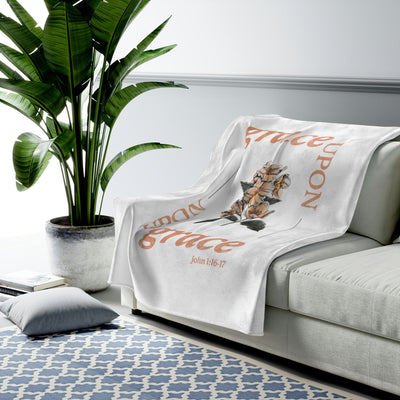 The Grace Upon Grace | Velveteen Plush Blanket