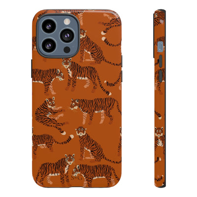 The Tiger Pattern Rust | Phone Case