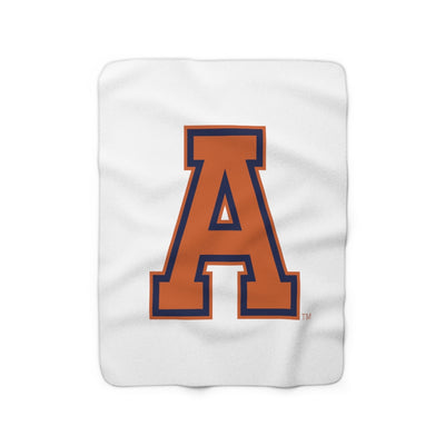 The Old School Auburn A | Sherpa Fleece Blanket