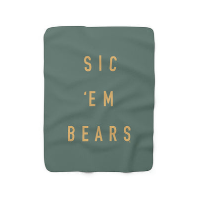 The Sic 'Em Bears | Sherpa Fleece Blanket