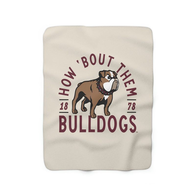 The How ‘Bout Them Bulldogs | Sherpa Fleece Blanket