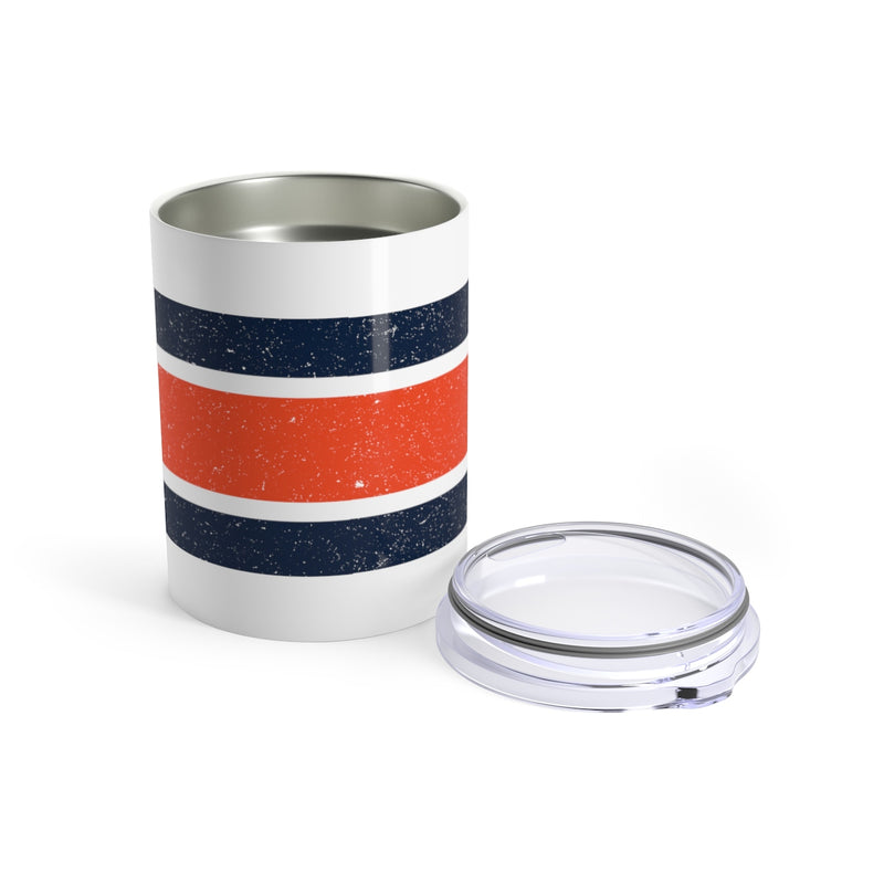 The Orange & Blue Stripes | 10 oz. Tumbler