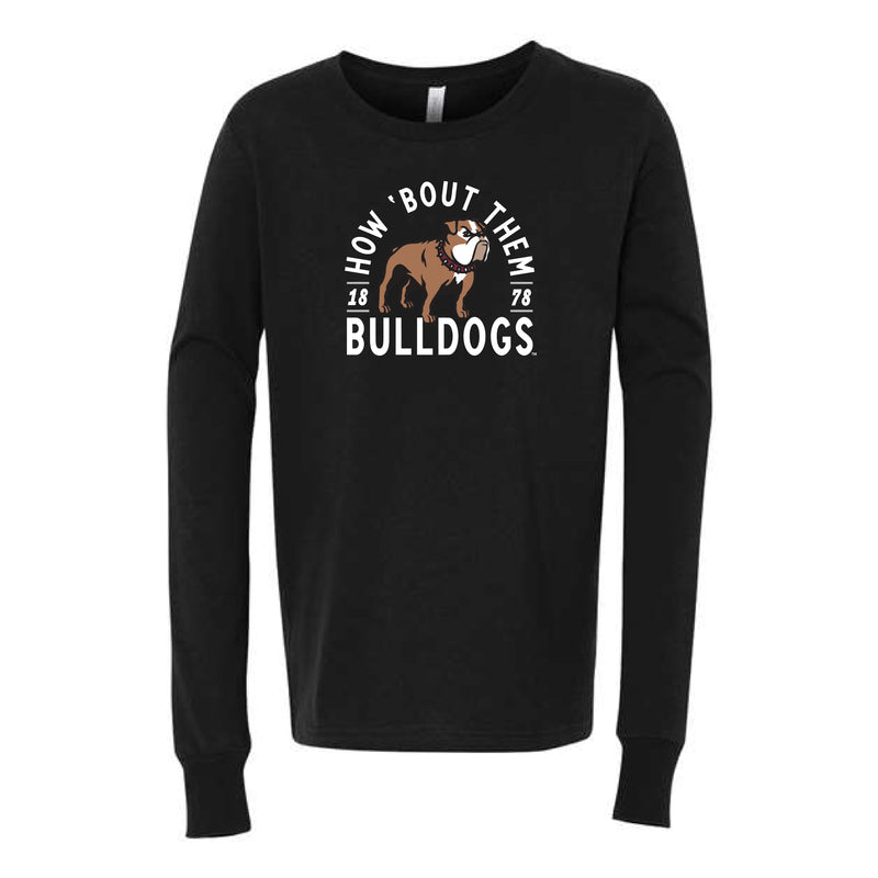 The How ‘Bout Them Bulldogs | Black Kids Long Sleeve